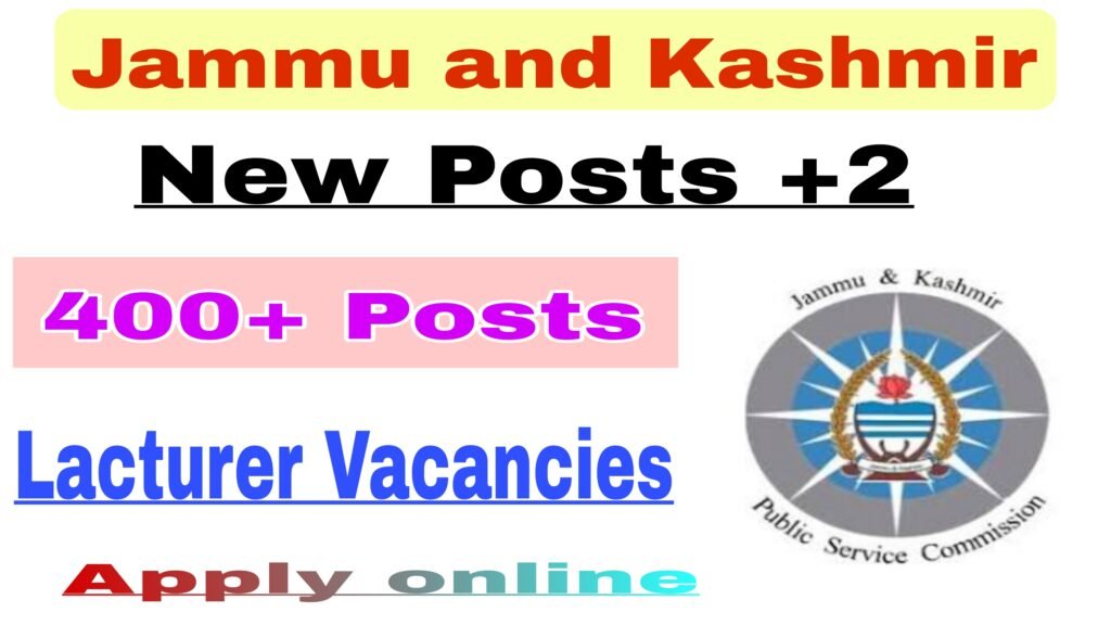 JKPSC 10+2 Lacturer Recruitment 2024